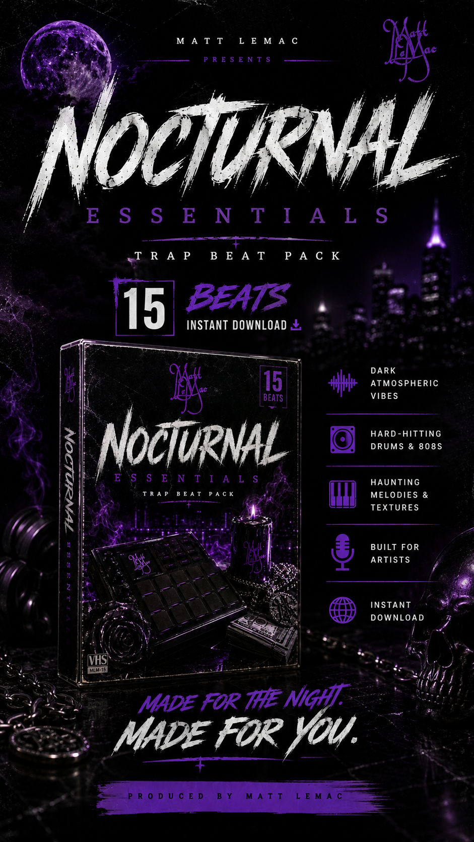 Nocturnal Essentials beat pack artwork